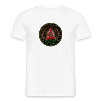 Bouddha - T-shirt homme - blanc - Devant - AI Model Male 178 dark (178cm)