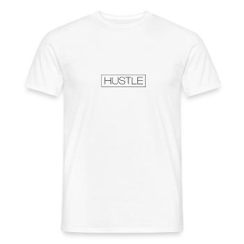 Hustler - Männer T-Shirt - Weiß - Vorne - AI Model Male 178 dark (178cm)