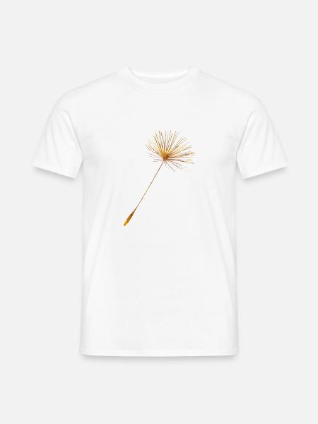 Dandelion Seed + Löwenzahn Same - Männer T-Shirt - Weiß