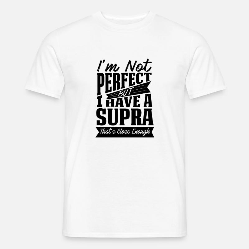 PERFEKT MIT SUPRA B - Männer T-Shirt - Weiß