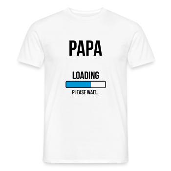 Future-to-be Dad - to be personalised - Men's T-Shirt - white - Front - AI Model Male 178 dark (178cm)