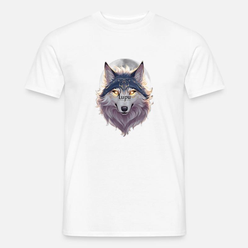 WolfBlut - Männer T-Shirt - Weiß
