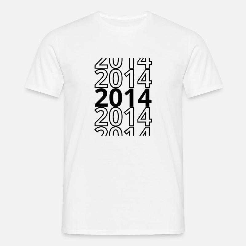 2014 2014 2014 - Men's T-Shirt - white