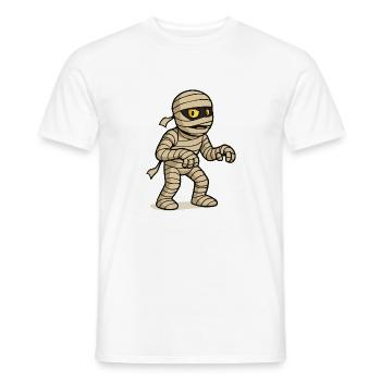 mumie comic - Männer T-Shirt - Weiß - Vorne - AI Model Male 178 dark (178cm)