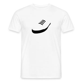 Sneaker baskets à roulettes Streetwear - T-shirt homme - blanc - Devant - AI Model Male 178 dark (178cm)