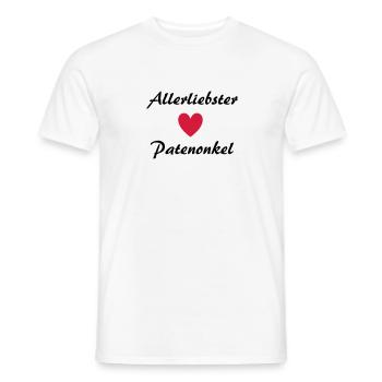 Allerliebster Patenonkel - Männer T-Shirt - Weiß - Vorne - AI Model Male 178 dark (178cm)