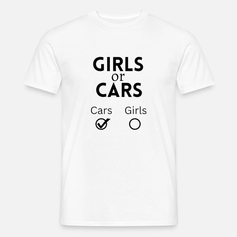 Auto Design - Männer T-Shirt - Weiß