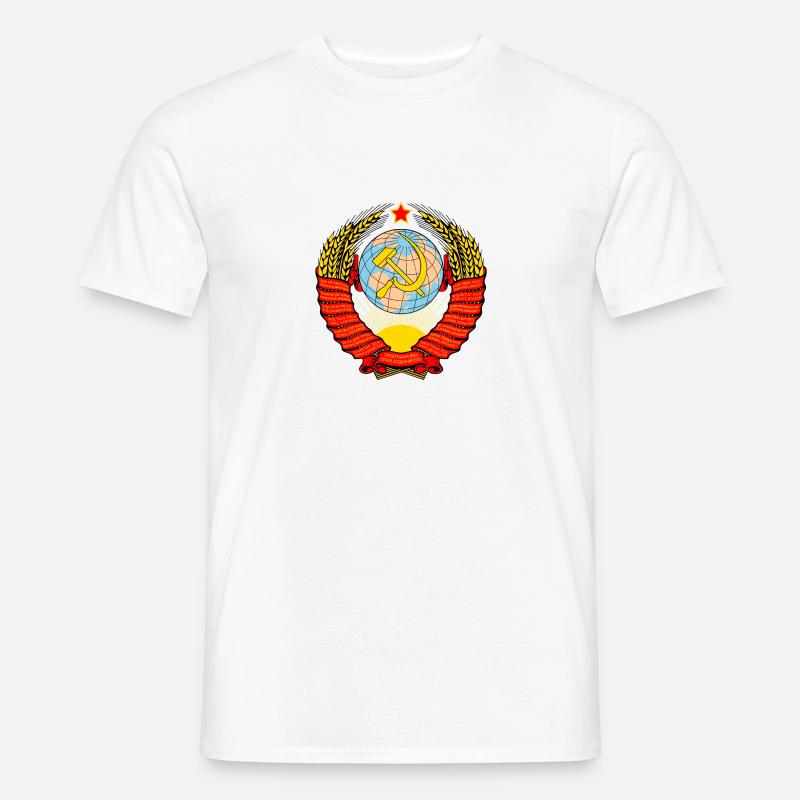 USSR soviet union - Männer T-Shirt - Weiß