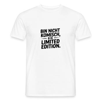 Nicht komisch, Limited Edition! - Männer T-Shirt - Weiß - Vorne - AI Model Male 178 dark (178cm)