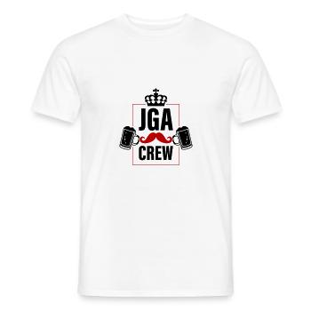 Bachelor Party Jga Crew Saying - Men's T-Shirt - white - Front - AI Model Male 178 dark (178cm)