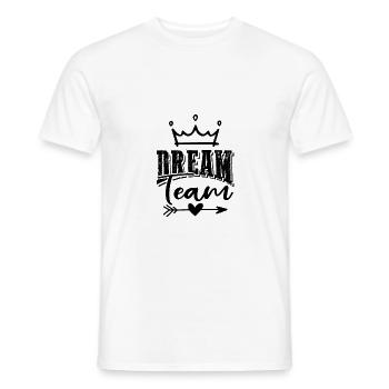 Dream Team - T-shirt homme - blanc - Devant - AI Model Male 178 dark (178cm)