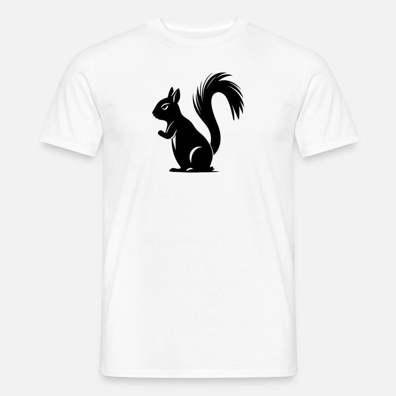 Eichhörnchen - Männer T-Shirt - Weiß