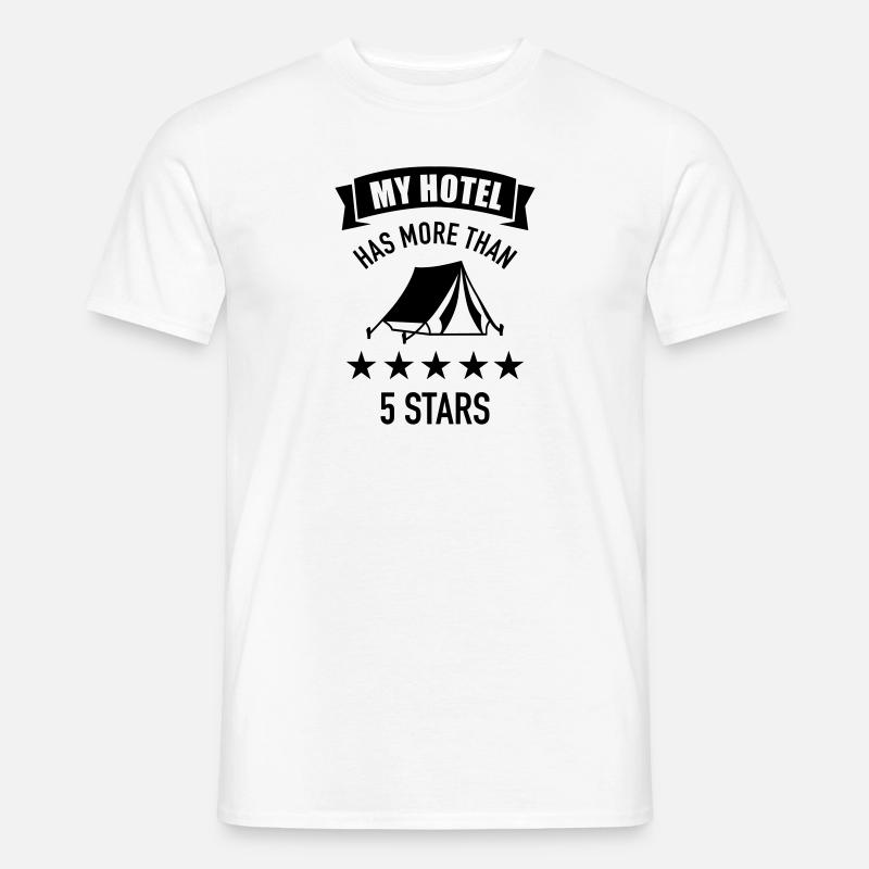 camping - Men’s T-shirt - white