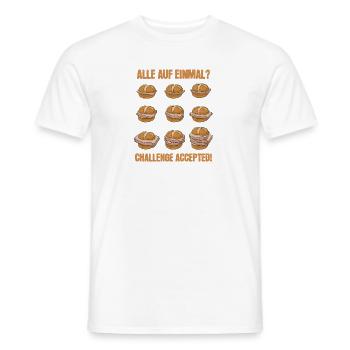 Leberkäse Challenge Bavarois Leberkässemmel - T-shirt homme - blanc - Devant - AI Model Male 178 dark (178cm)