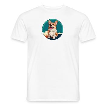Chien Rottweiler Amoureux des chiens - T-shirt homme - blanc - Devant - AI Model Male 178 dark (178cm)