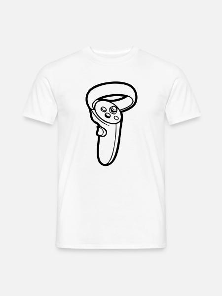 VR Brille Controller Icon - Männer T-Shirt - Weiß