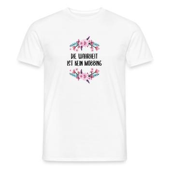 Die Wahrheit ist kein Mobbing Lustiger Spruch - Männer T-Shirt - Weiß - Vorne - AI Model Male 178 dark (178cm)