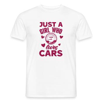 Voiture Vintage Racing Car Lovers Voiture Vétérans - T-shirt homme - blanc - Devant - AI Model Male 178 dark (178cm)