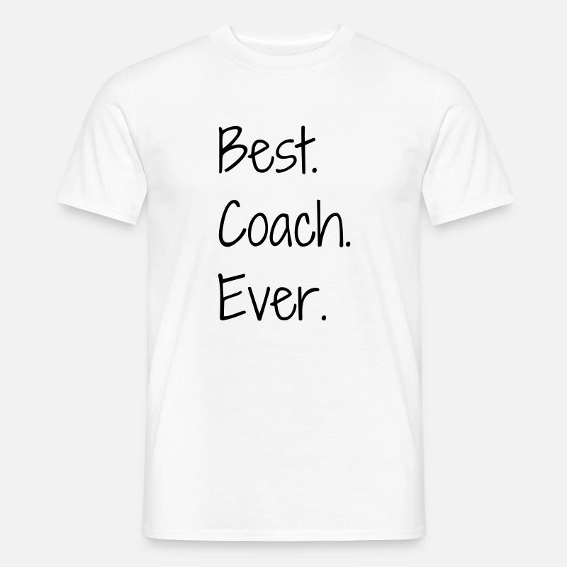 Coach / Coaching / Trainer / Sport - Männer T-Shirt - Weiß