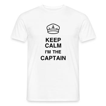Sailor / Seaman / Seemann / Marin / Marine - Men's T-Shirt - white - Front - AI Model Male 178 dark (178cm)