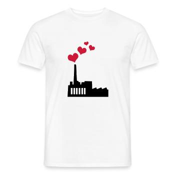 Love producing Plant - Men's T-Shirt - white - Front - AI Model Male 178 dark (178cm)