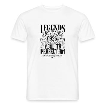 Vintage Born One Month 1926 Birthday - Men's T-Shirt - white - Front - AI Model Male 178 dark (178cm)