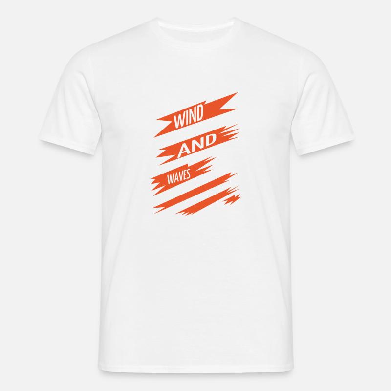 Statement Gift Idea Windsurfing Techniques - Men's T-Shirt - white