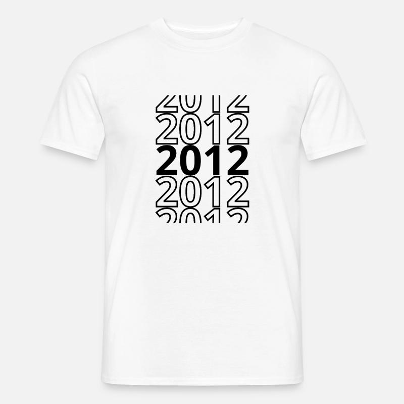 2012 2012 2012 - Männer T-Shirt - Weiß