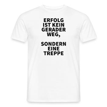 Männer und Frauen T-Shirt - Männer T-Shirt - Weiß - Vorne - AI Model Male 178 dark (178cm)