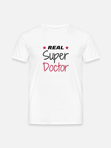 Arzt / Medizin / Ärztin / doctor - Männer T-Shirt - Weiß