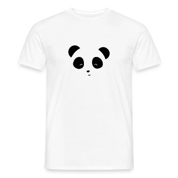 Pandabär - Männer T-Shirt - Weiß - Vorne - AI Model Male 178 dark (178cm)