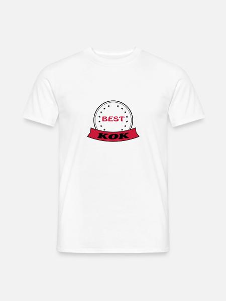 Best kok - Männer T-Shirt - Weiß