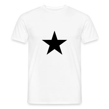 Astérisque étoile - T-shirt homme - blanc - Devant - AI Model Male 178 dark (178cm)