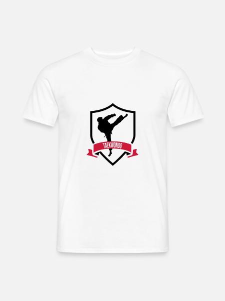 Taekwondo - T-shirt homme - blanc