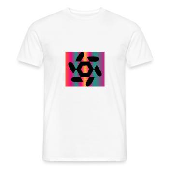 ART. GEEK. VINTAGE. GRAPHIQUE. MANGA. ASIE - T-shirt homme - blanc - Devant - AI Model Male 178 dark (178cm)