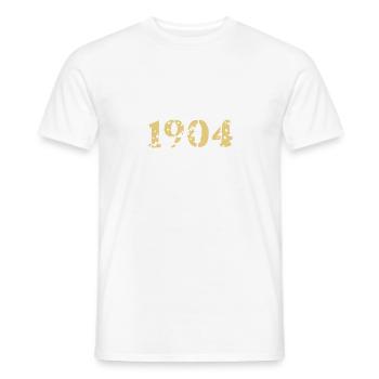 1904 - Männer T-Shirt - Weiß - Vorne - AI Model Male 178 dark (178cm)