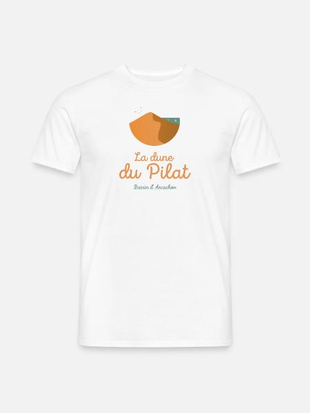 Dune du Pilat - Arcachon Bay Goodies T-shirt - Men's T-Shirt - white