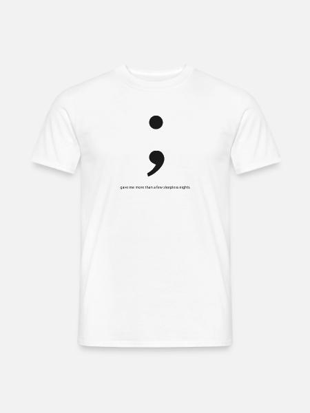 Sleepless nights Programming Informatic Geschenk - Männer T-Shirt - Weiß
