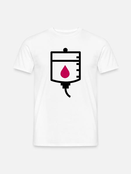 Doctor therapy treatment drip - Men's T-Shirt - white