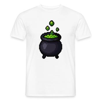 Grüner Zauberbottich - Männer T-Shirt - Weiß - Vorne - AI Model Male 178 dark (178cm)