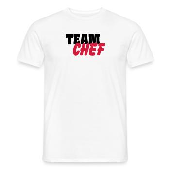 Team Chef - Männer T-Shirt - Weiß - Vorne - AI Model Male 178 dark (178cm)