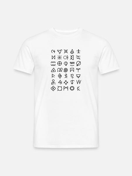 Viking symbols - Men's T-Shirt - white