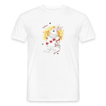 Follow your Dreams - T-shirt homme - blanc - Devant - AI Model Male 178 dark (178cm)