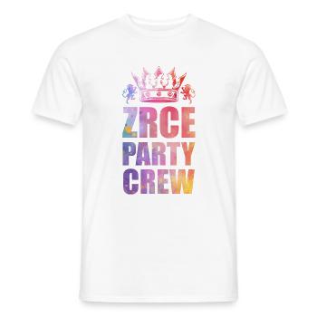 Dire de l’équipe de fête Zrce - T-shirt homme - blanc - Devant - AI Model Male 178 dark (178cm)