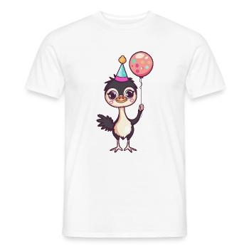 Bouquet Birthday Baby - Men's T-Shirt - white - Front - AI Model Male 178 dark (178cm)