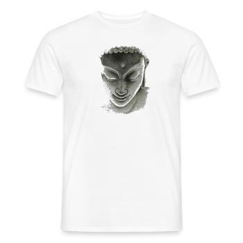 buddha - T-shirt homme - blanc - Devant - AI Model Male 178 dark (178cm)