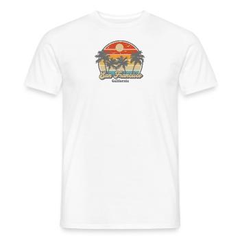 San Francisco California vintage retro - Men's T-Shirt - white - Front - AI Model Male 178 dark (178cm)