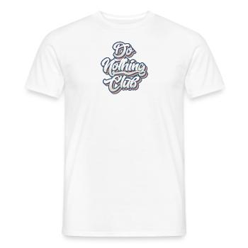 Do nothing Club Exclusiver Gammeln Arbeit Chiller - Männer T-Shirt - Weiß - Vorne - AI Model Male 178 dark (178cm)
