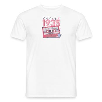 Vintage 1935 Geburtstag Retro Geschenk - Männer T-Shirt - Weiß - Vorne - AI Model Male 178 dark (178cm)