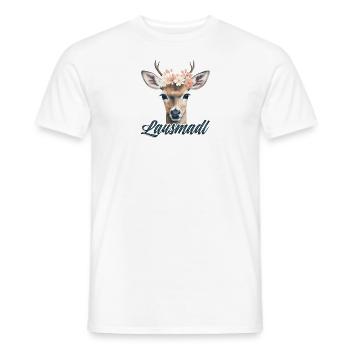 Lausmadl Mädchen Damen Trachtenshirt Kind Madl - Männer T-Shirt - Weiß - Vorne - AI Model Male 178 dark (178cm)